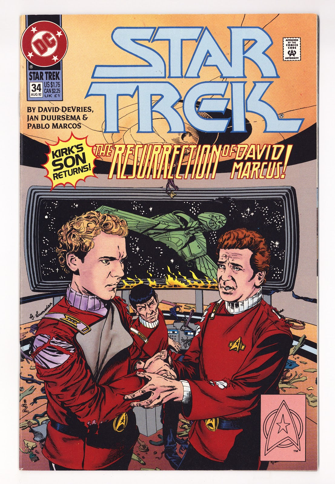 Star Trek Vol 2 34  Mid Grade   (1992)