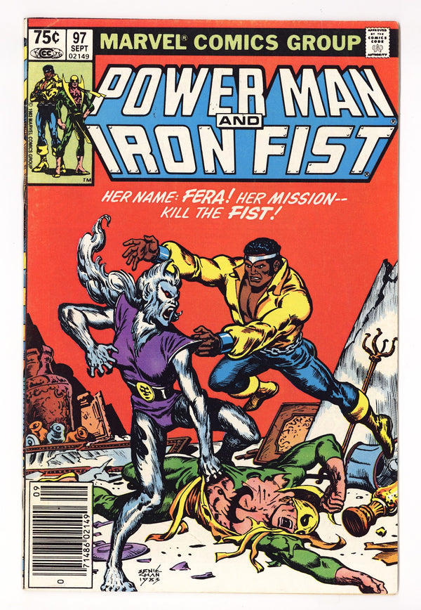 Power Man and Iron Fist Vol 1 97  Mid Grade   (1983)   Canadian Price Variant