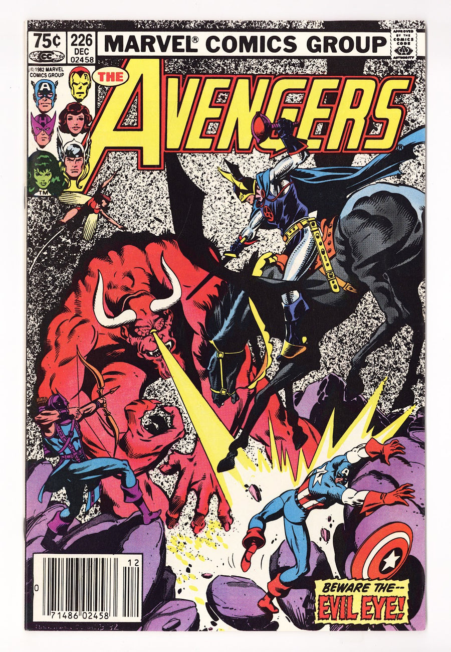 The Avengers Vol 1 226 Mid Grade (1982) Canadian Price Variant 