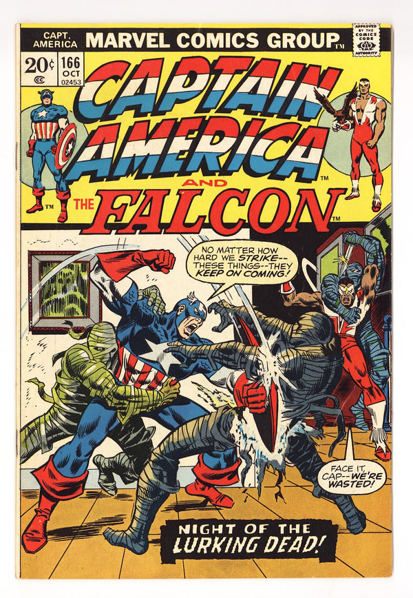 Captain America Vol 1 166  VG+ (4.5)   (1973)