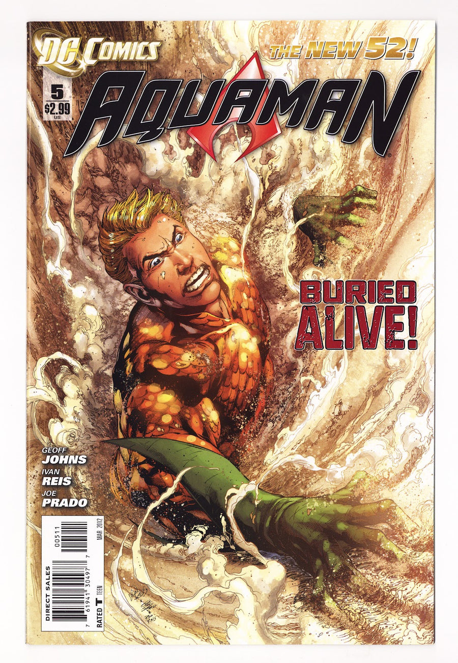 Aquaman Vol 7 5 High Grade (2012) Direct Sales 