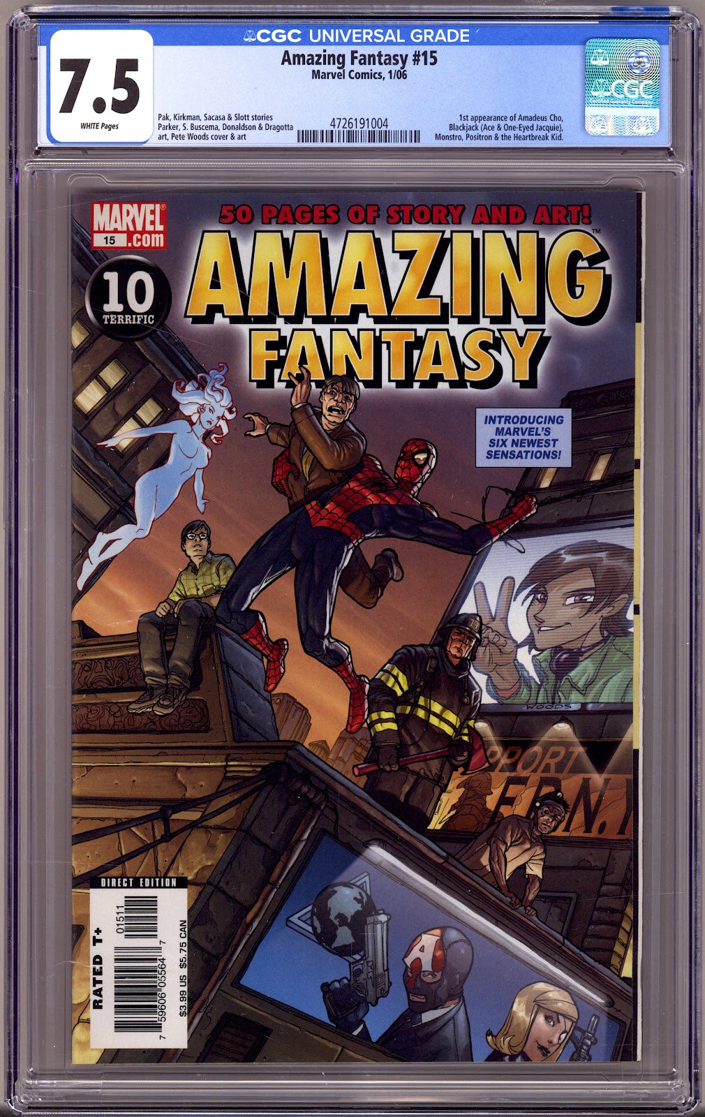 Amazing Fantasy Vol 2 15 CGC 7.5 (VF-) (2006) 