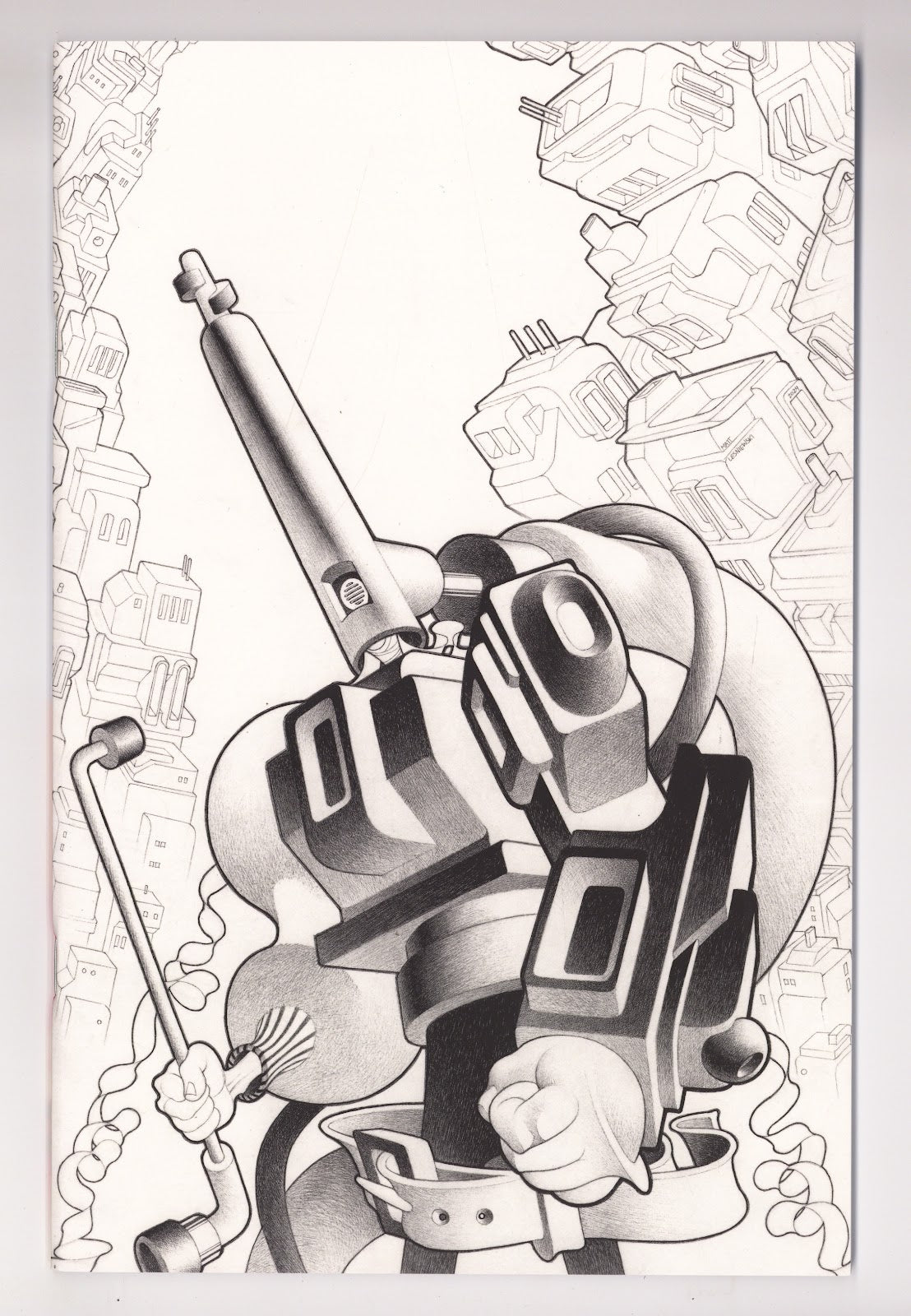 Faceless And The Family Maze Of The Mechanical Aliens 1 Lesniewski B&W Incentive NM- (2026)