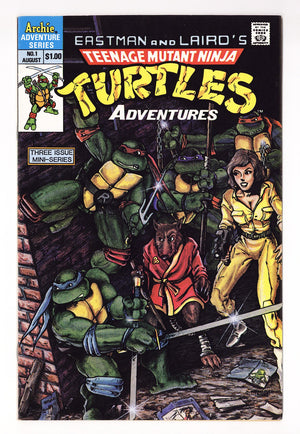 Teenage Mutant Ninja Turtles Adventures Vol 1 1  VF- (7.5)   (1988)