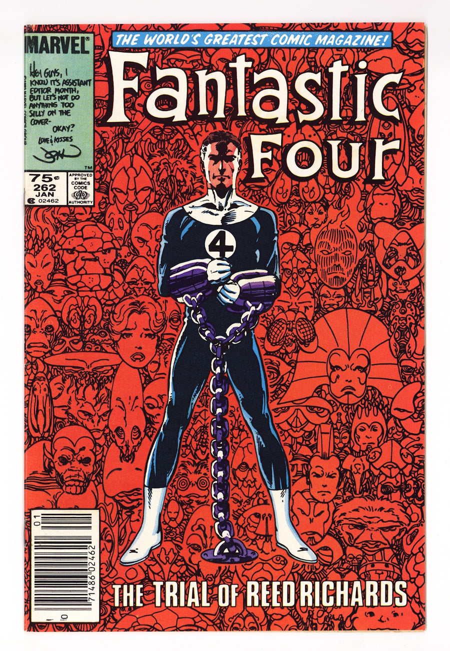 Fantastic Four Vol 1 262 Mid Grade (1984) Canadian Price Variant 