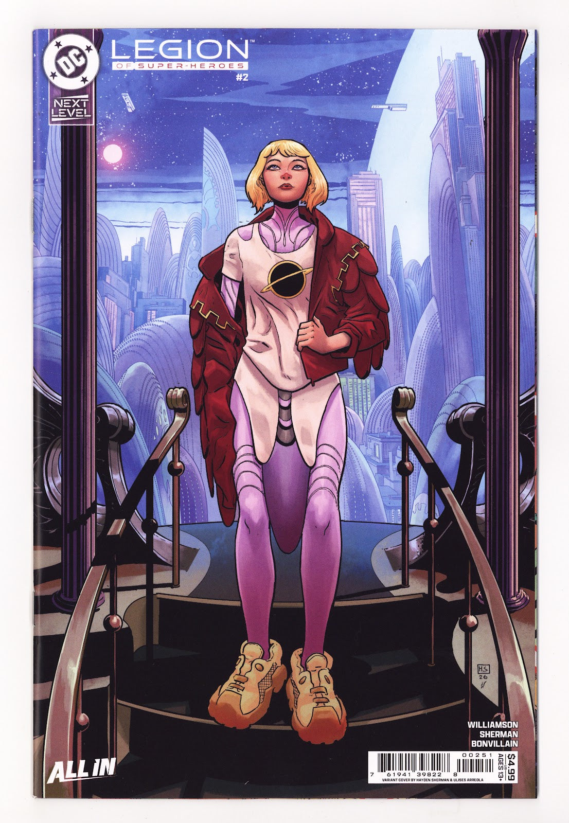 Legion of Super-Heroes Vol 9 #2 Sherman Variant