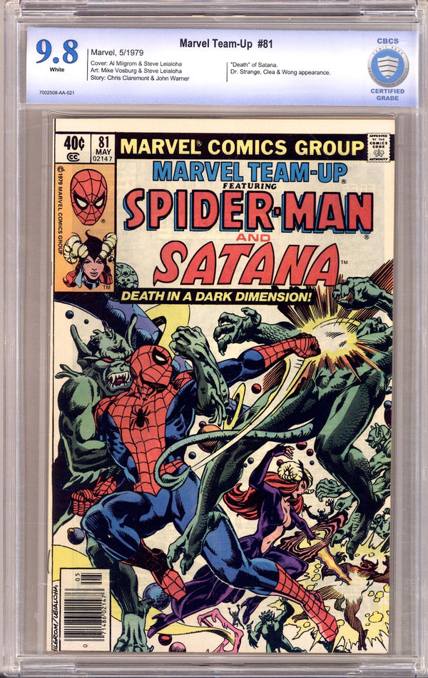 Marvel Team-Up Vol 1 81 CBCS 9.8 (NM/M) (1979) Newsstand