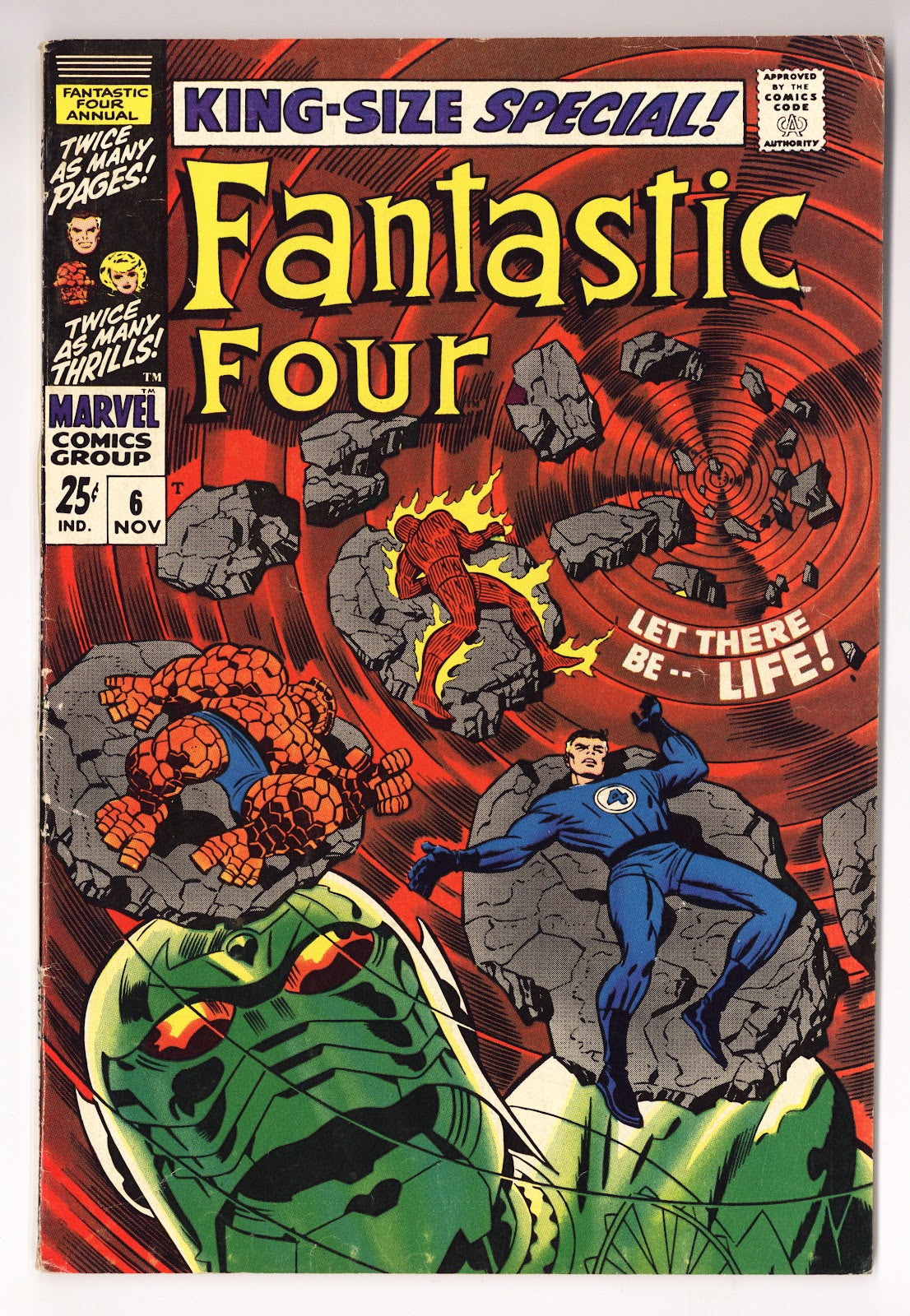 Fantastic Four Annual Vol 1 6  FN (6.0)   (1968)     