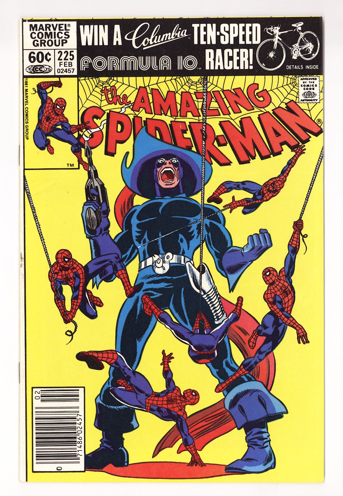 The Amazing Spider-Man Vol 1 225  FN+ (6.5)   (1982)   Newsstand