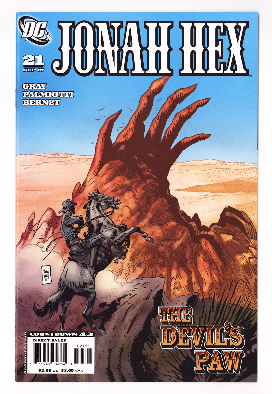 Jonah Hex Vol 2 21  Mid Grade   (2007)     
