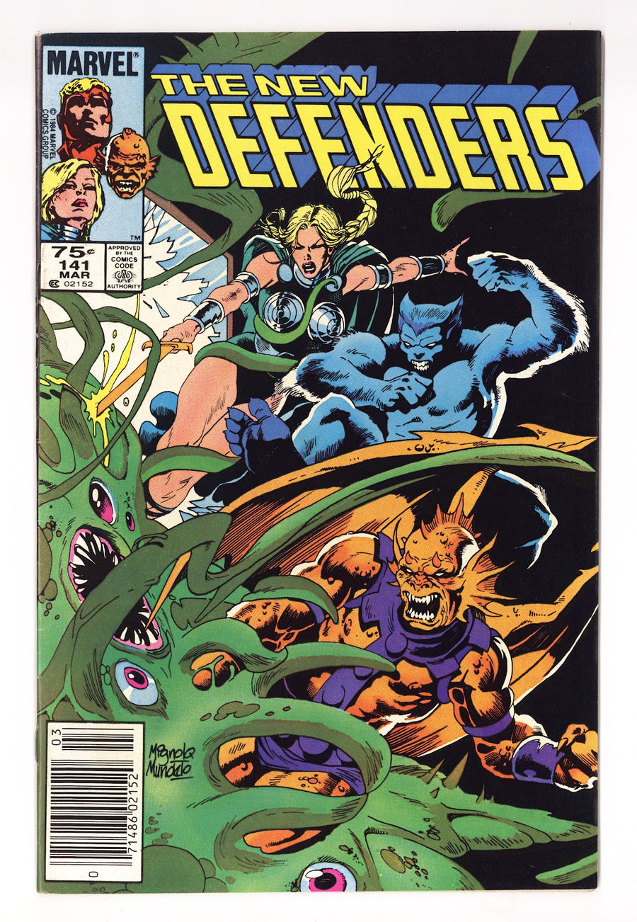 The Defenders Vol 1 141  Low Grade   (1985)   Canadian Price Variant