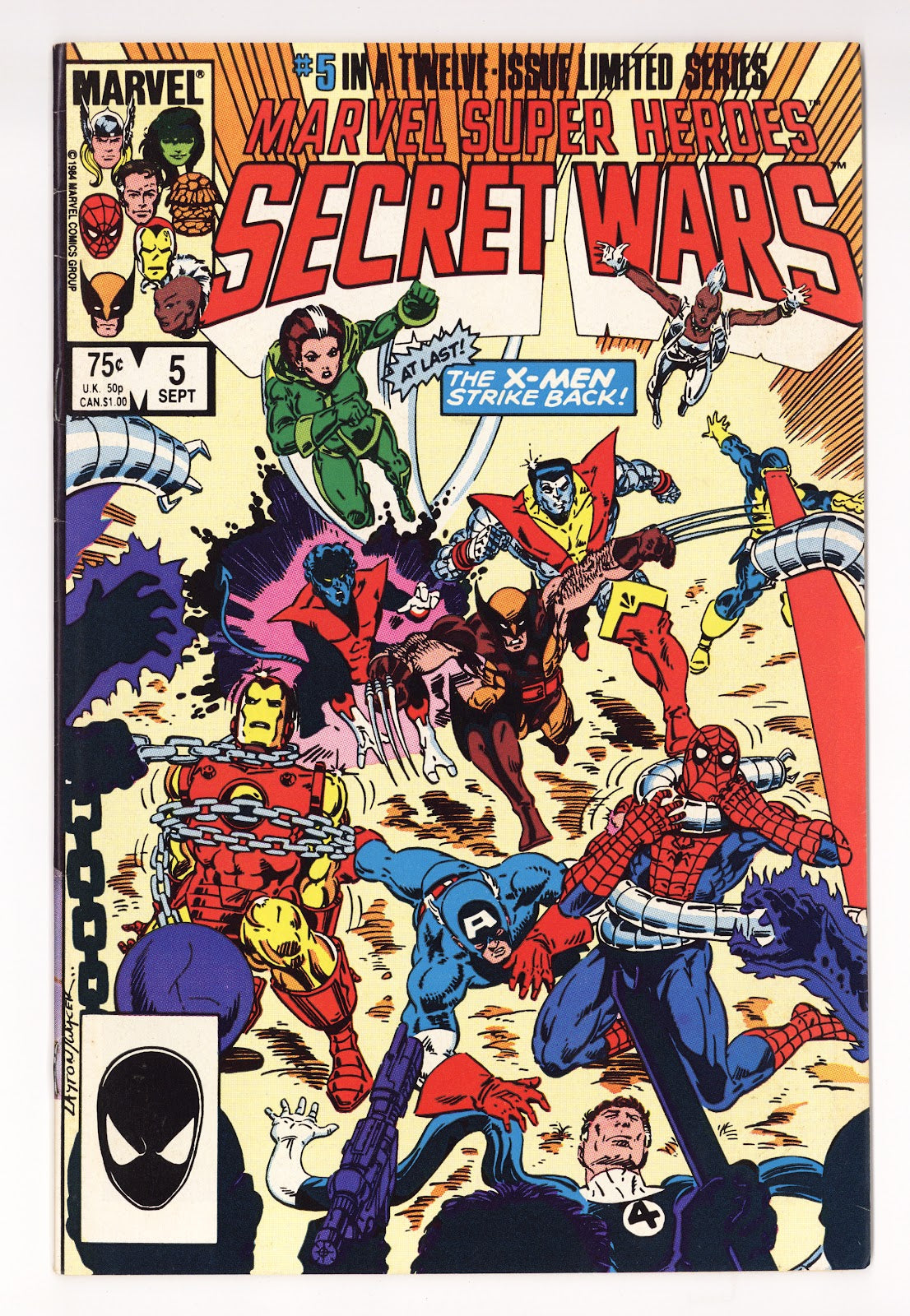 Marvel Super-Heroes Secret Wars Vol 1 5 VF- (7.5) (1984) 
