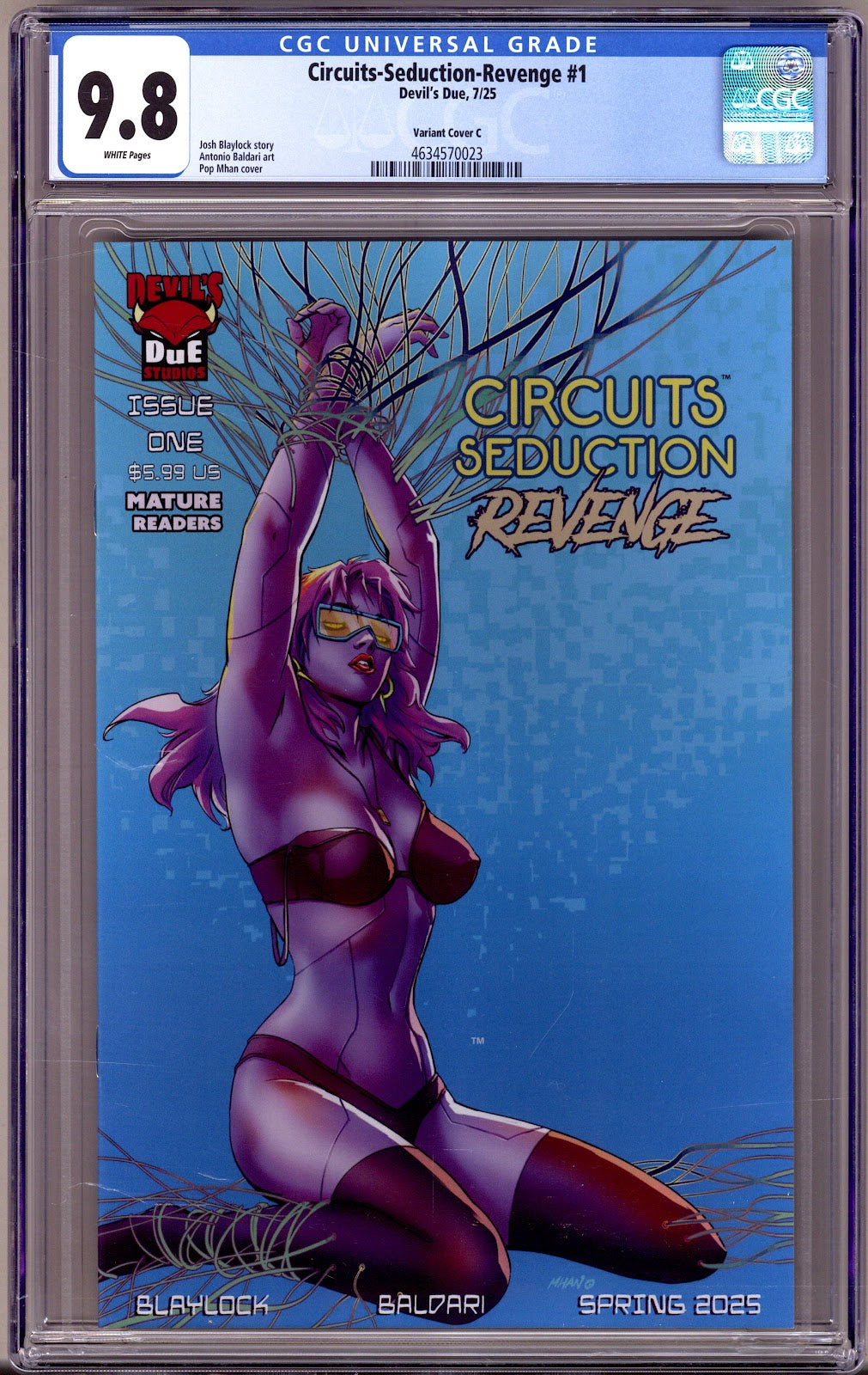 Circuits Seduction Revenge   [nn] CGC 9.8 (NM/M)   (2025) Mhan   Variant  