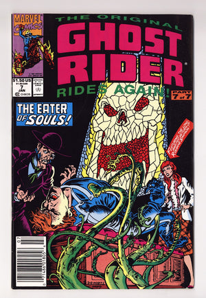 The Original Ghost Rider Rides Again 7 High Grade (1992) Newsstand
