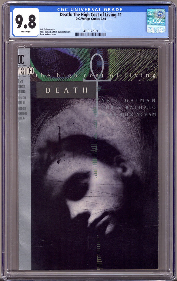 Death: The High Cost of Living 1 CGC 9.8 (NM/M) (1993)