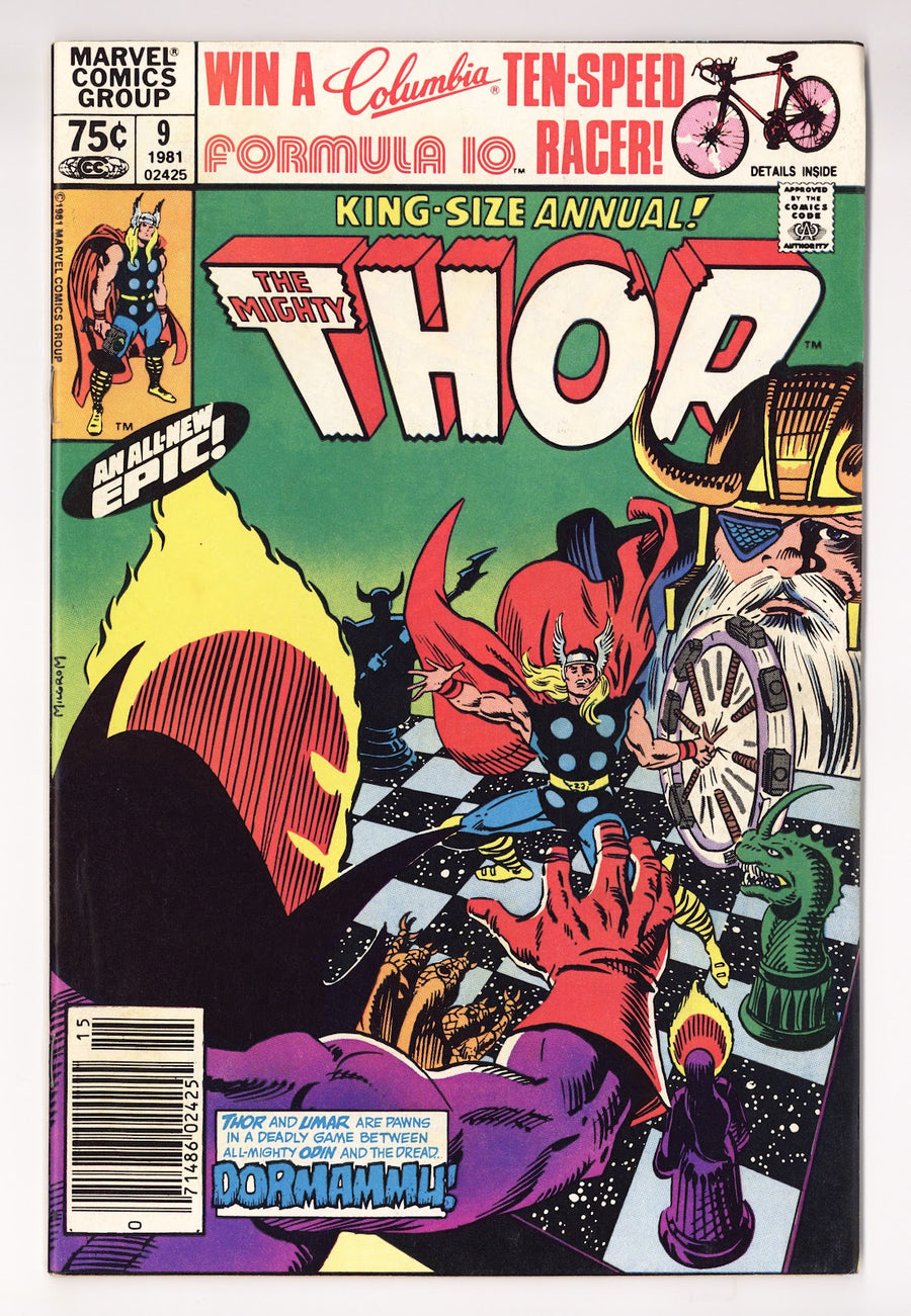 Thor Annual Vol 1 9 Mid Grade (1981) Newsstand 