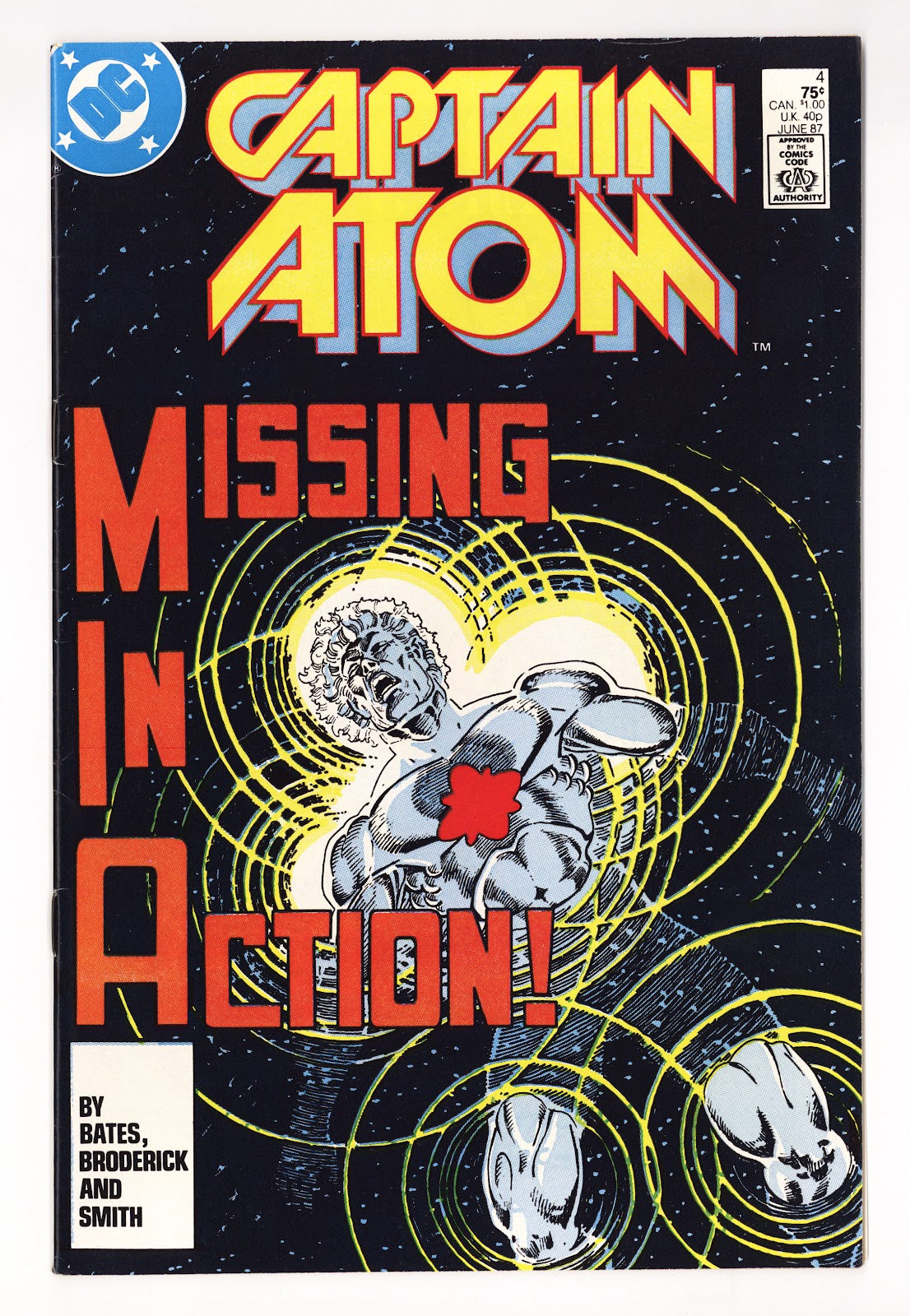 Captain Atom Vol 3 4  Mid Grade   (1987)     