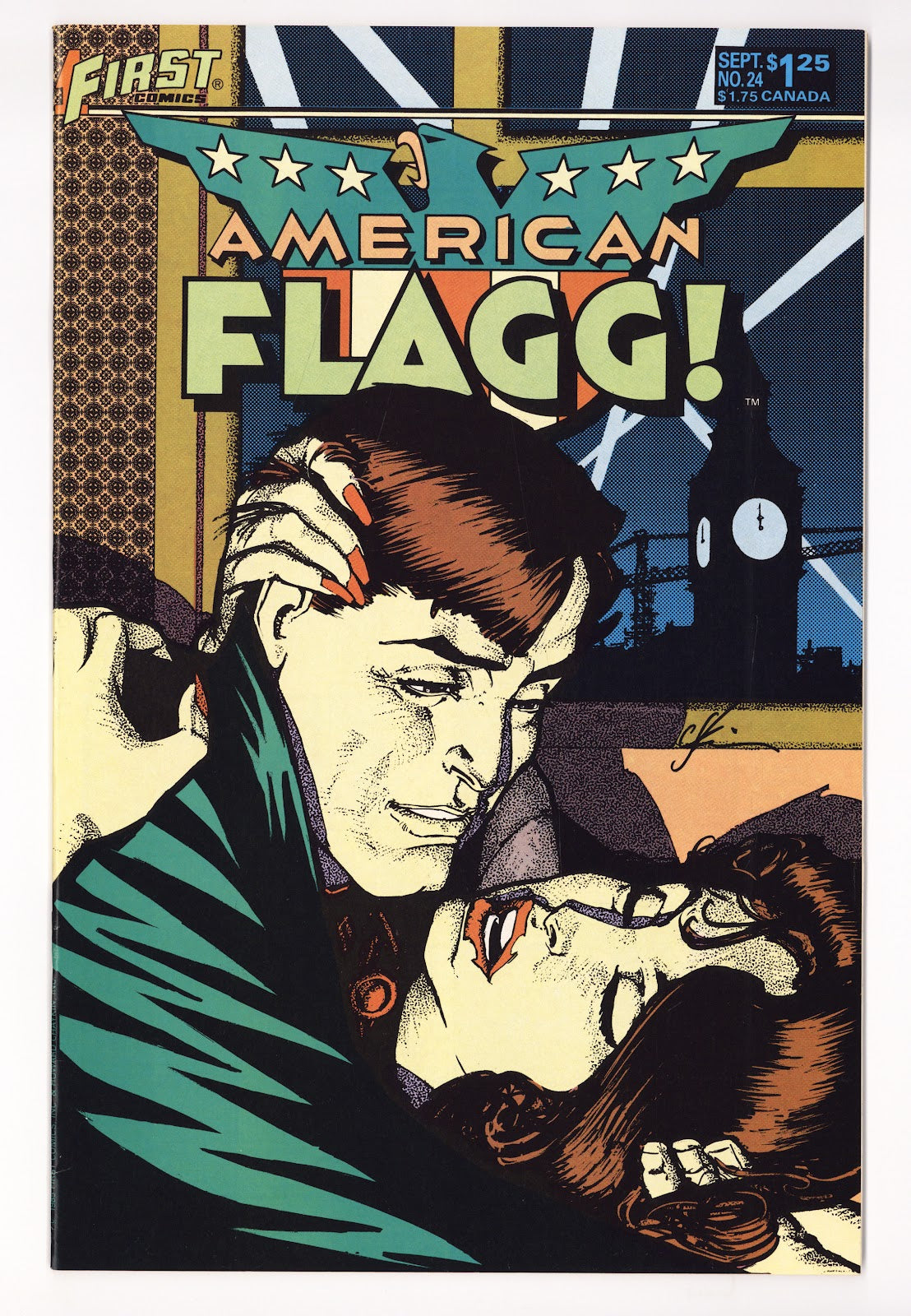 American Flagg! Vol 1 24 Mid Grade (1985) 