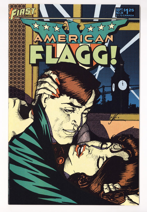 American Flagg! Vol 1 24 Mid Grade (1985)