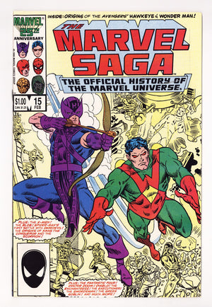 The Marvel Saga the Official History of the Marvel Universe 15 High Grade (1987) Direct