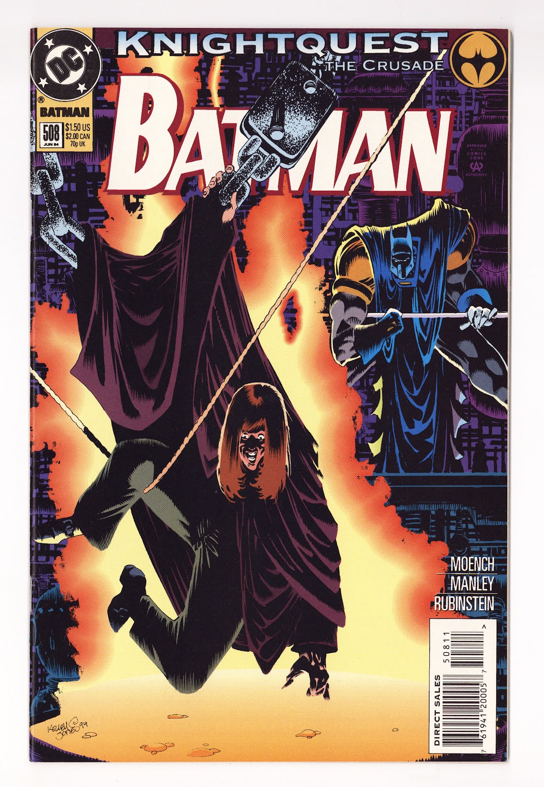 Batman Vol 1 508 High Grade (1994) Direct Sales 