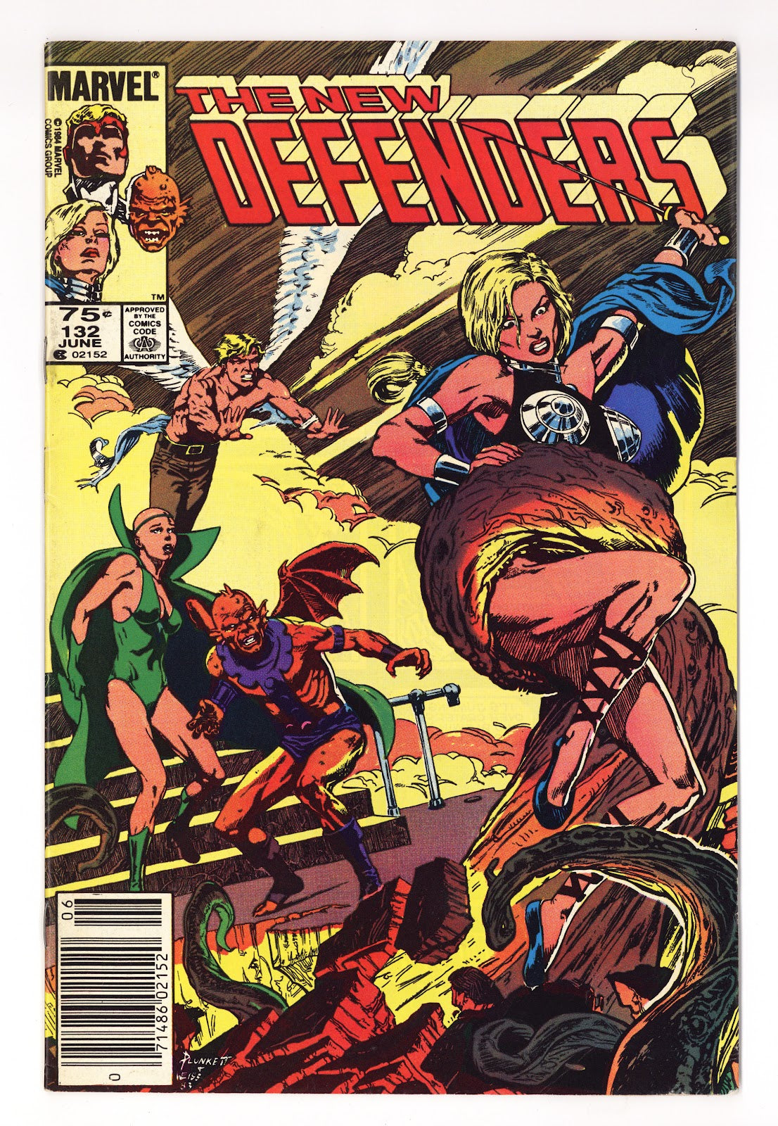 The Defenders Vol 1 132  Mid Grade   (1984)   Canadian Price Variant