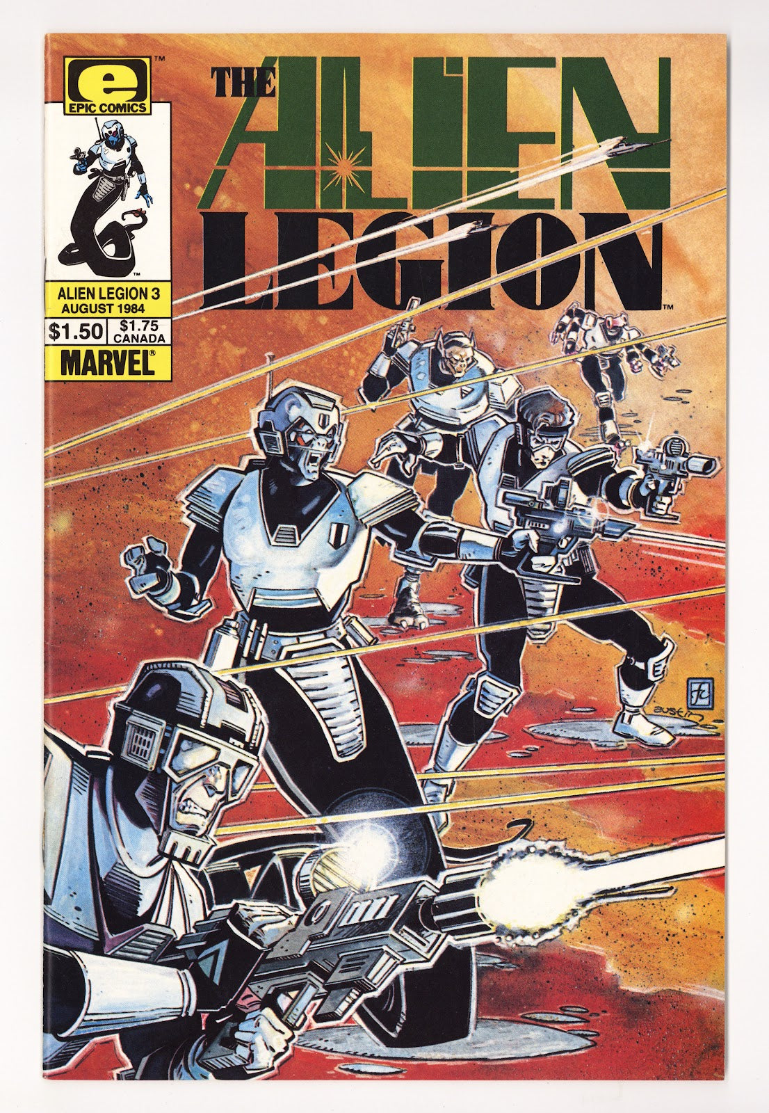 Alien Legion Vol 1 3 High Grade (1984) 
