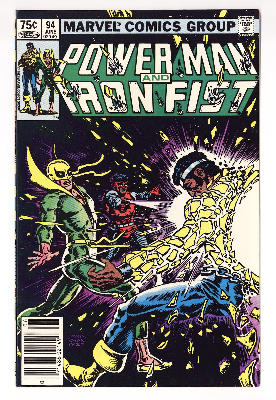 Power Man and Iron Fist Vol 1 94  High Grade   (1983)   Canadian Price Variant