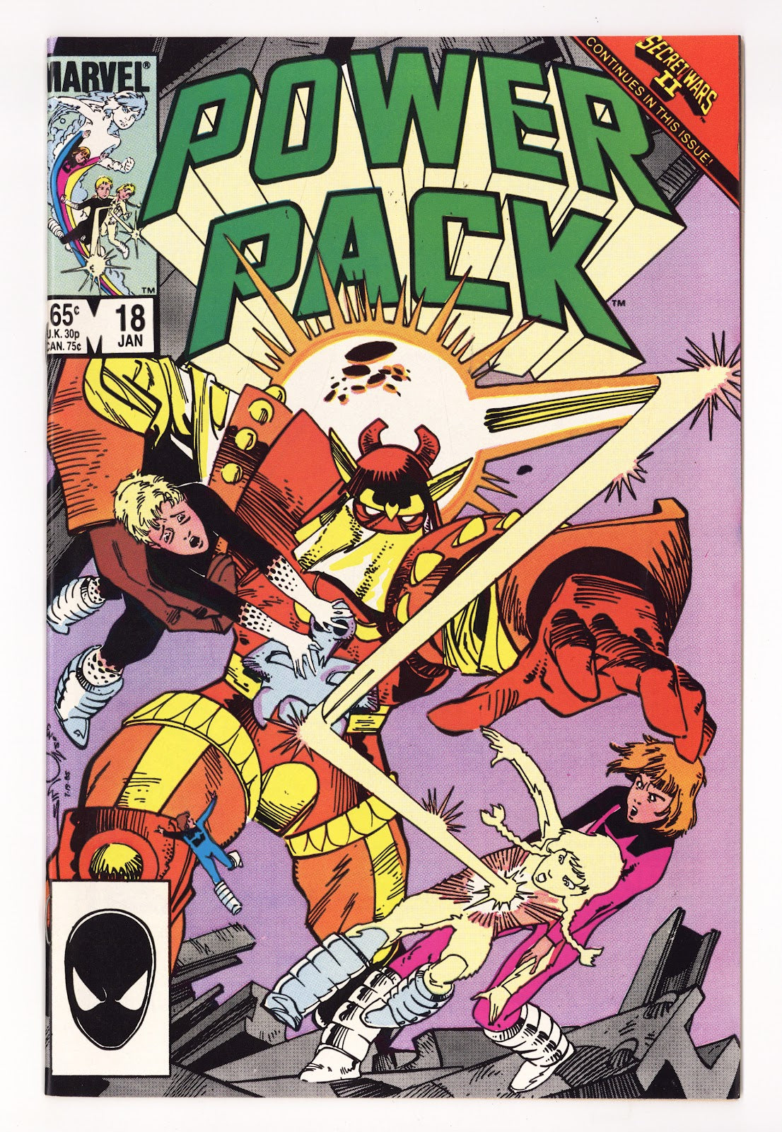 Power Pack Vol 1 19  High Grade   (1986)   Direct  