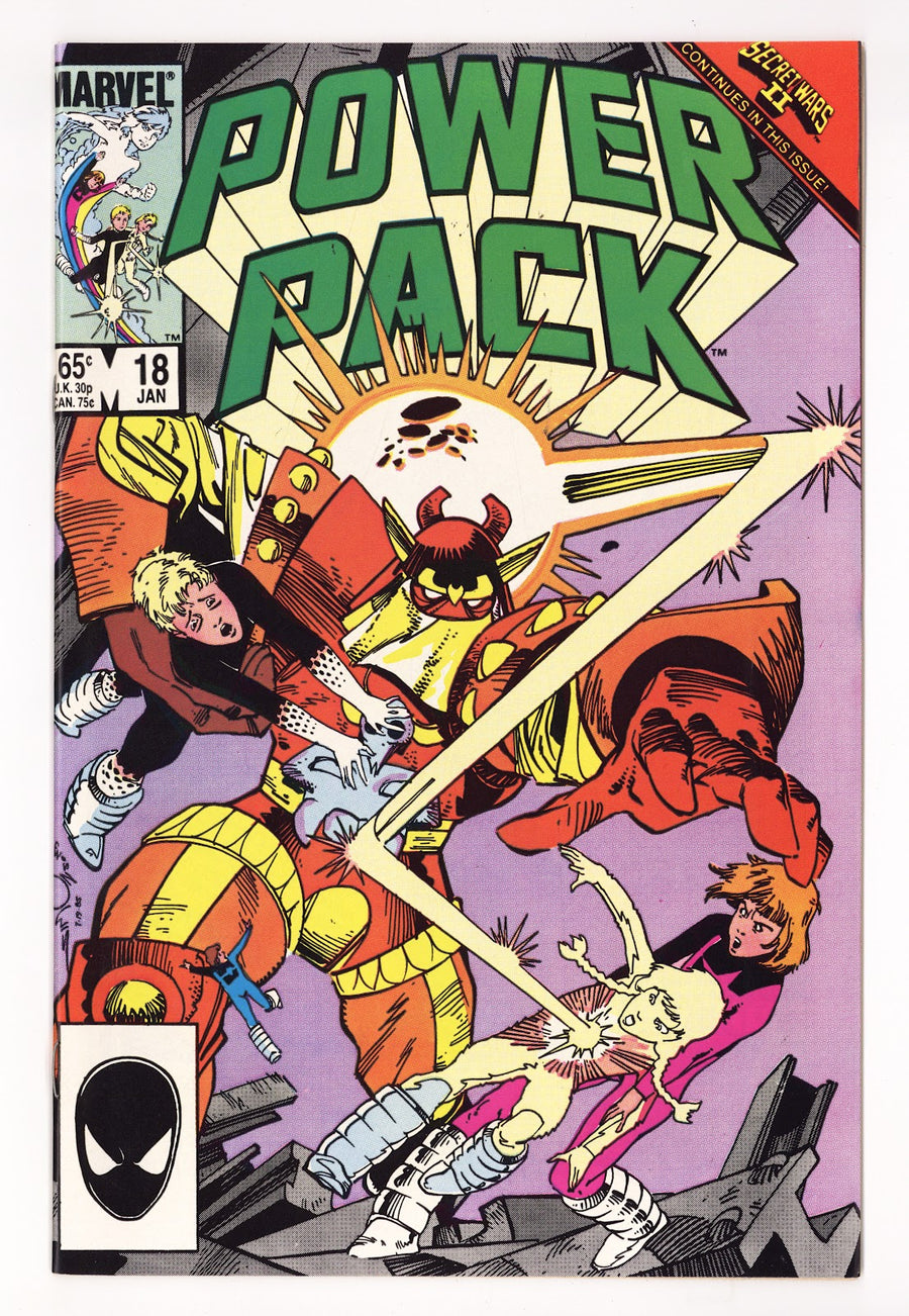 Power Pack Vol 1 19  High Grade   (1986)   Direct  