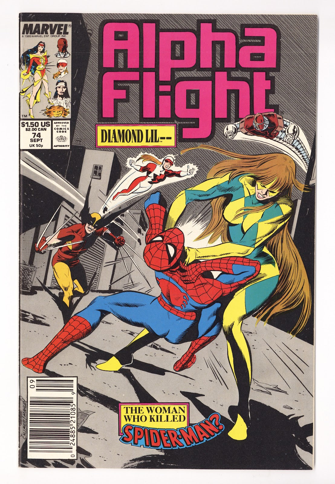 Alpha Flight Vol 1 74 High Grade (1989)  