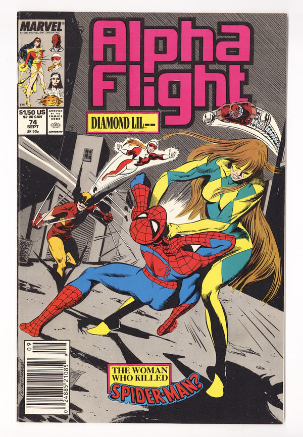 Alpha Flight Vol 1 74 High Grade (1989)