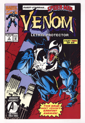 Venom: Lethal Protector Vol 1 2 Mid Grade (1993)