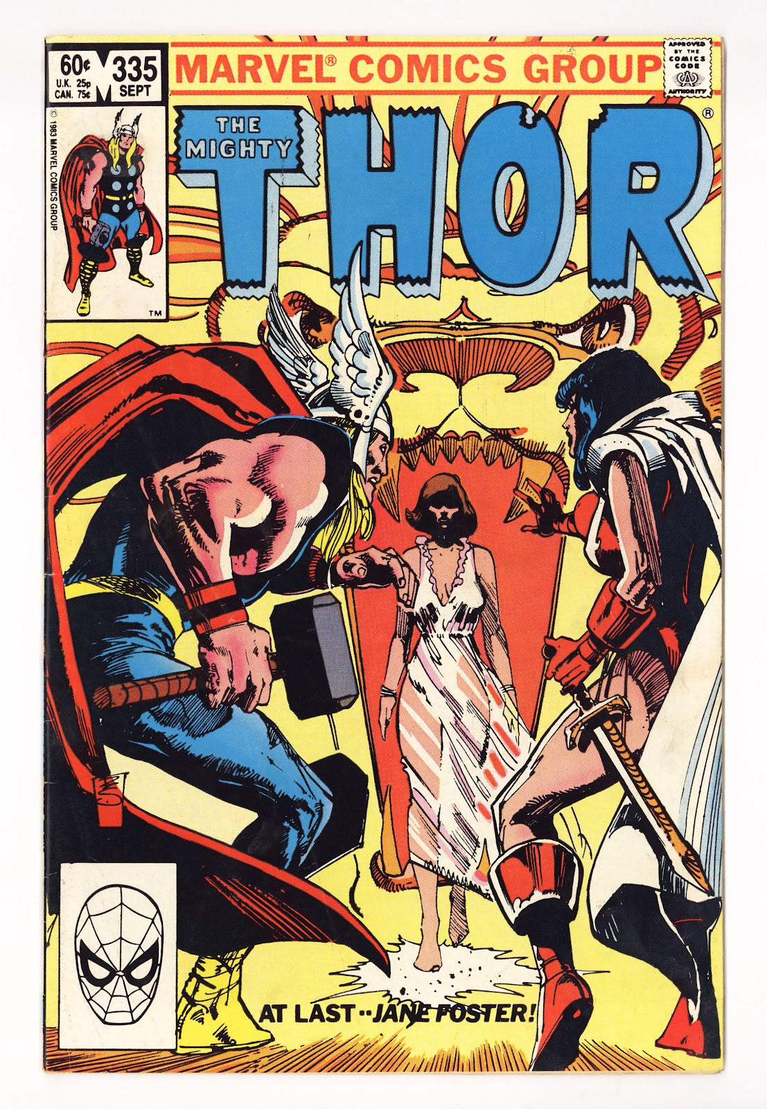 Thor Vol 1 335 Low Grade (1983) Direct 