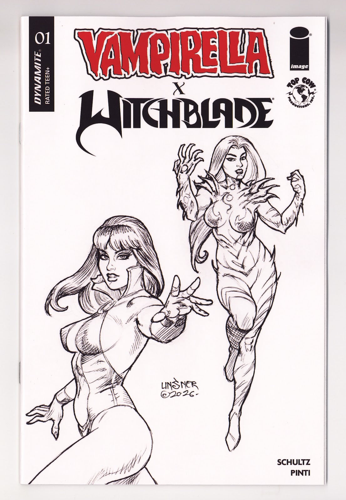 Vampirella X Witchblade Special #1 (2026) Linsner Incentive