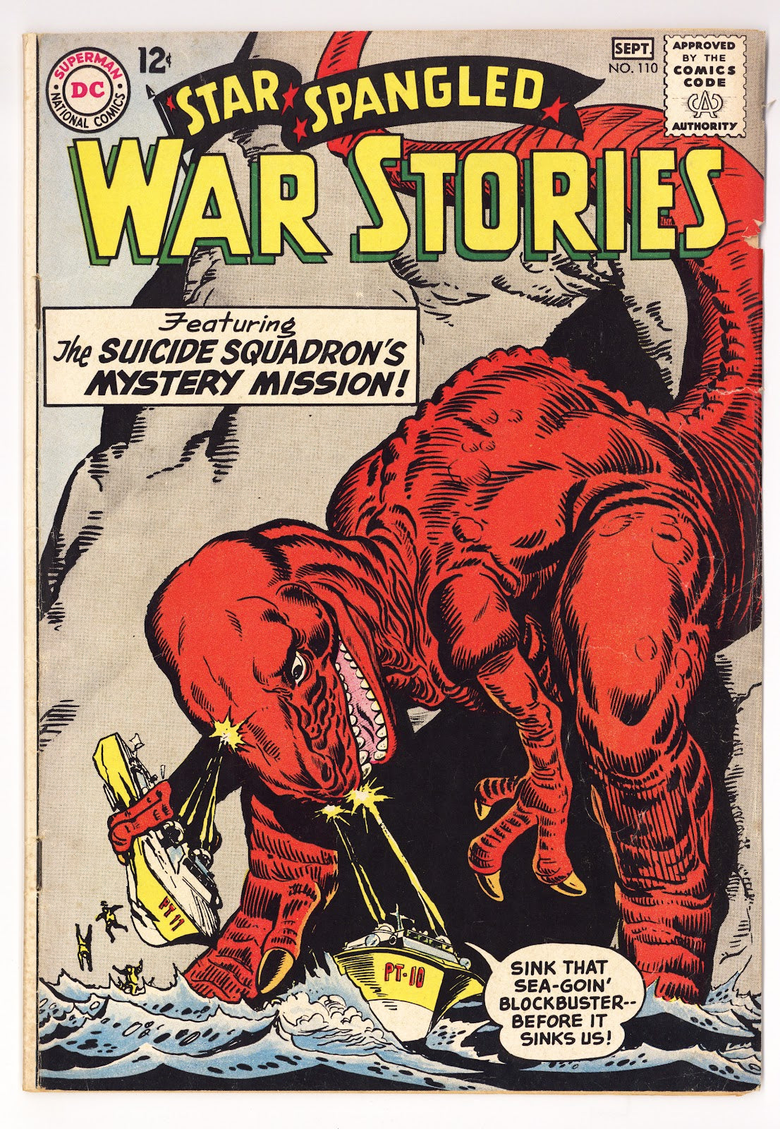 Star Spangled War Stories Vol 1 110  VG- (3.5)   (1963)     