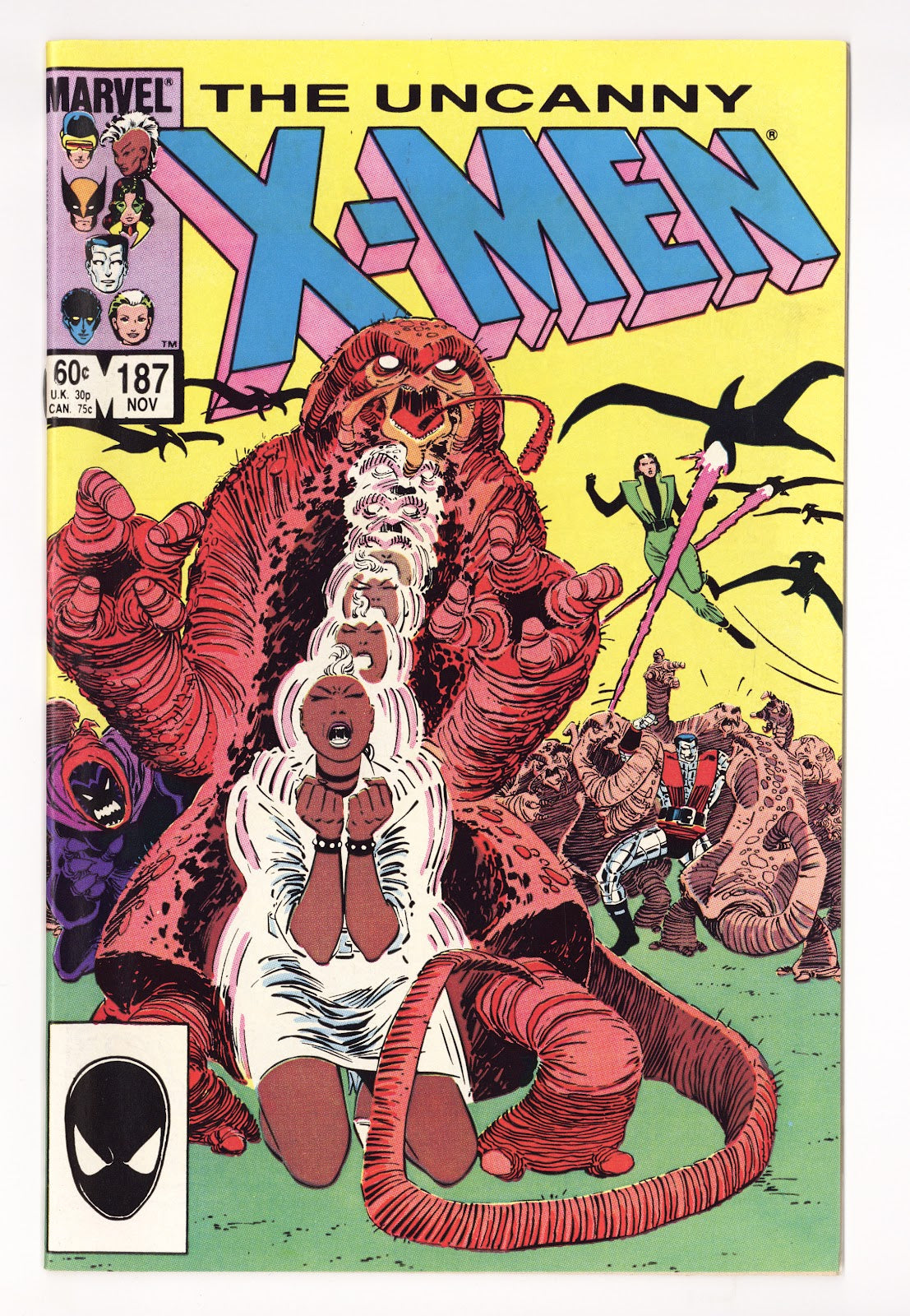 The Uncanny X-Men Vol 1 187 High Grade (1984) Direct 