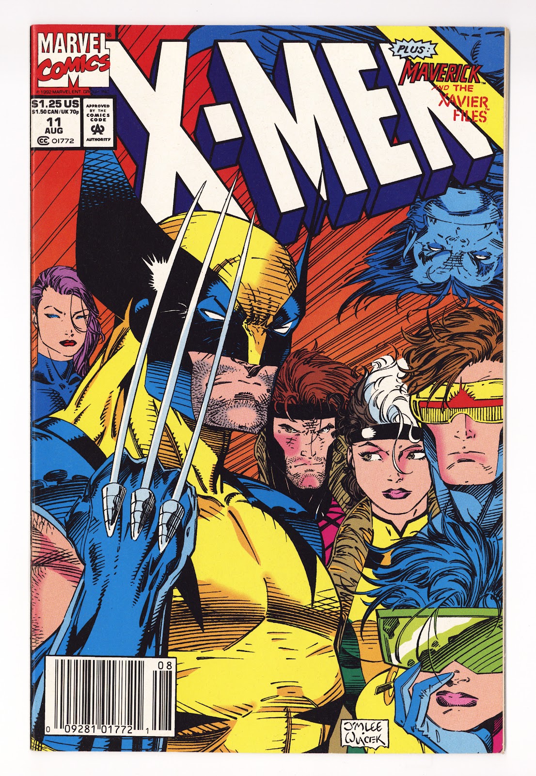 X-Men Vol 1 11  VF (8.0)   (1992)   Newsstand  