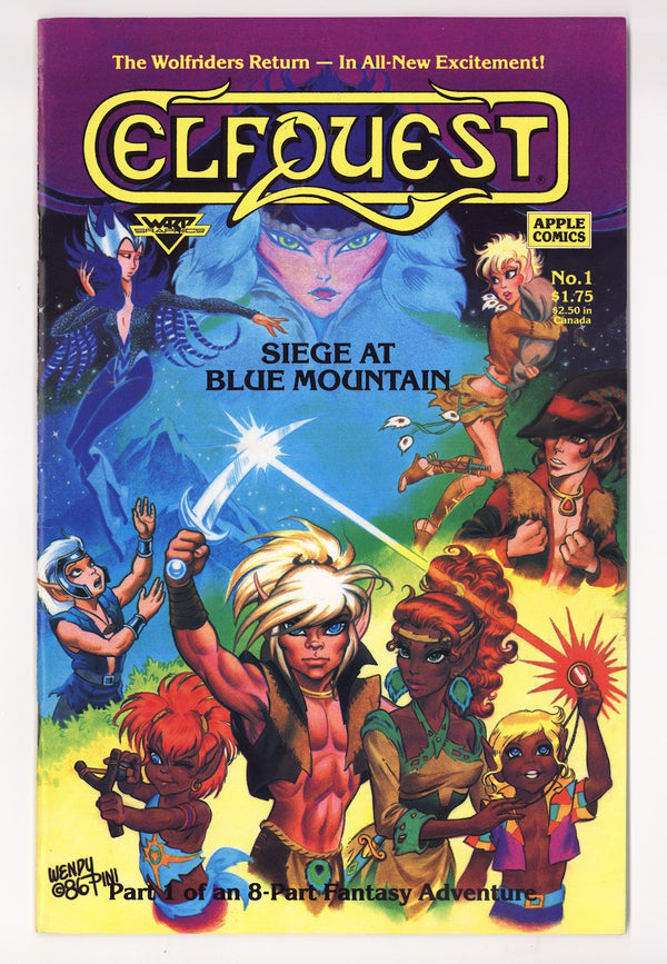 ElfQuest: Siege at Blue Mountain Vol 2 1 Mid Grade (1987)