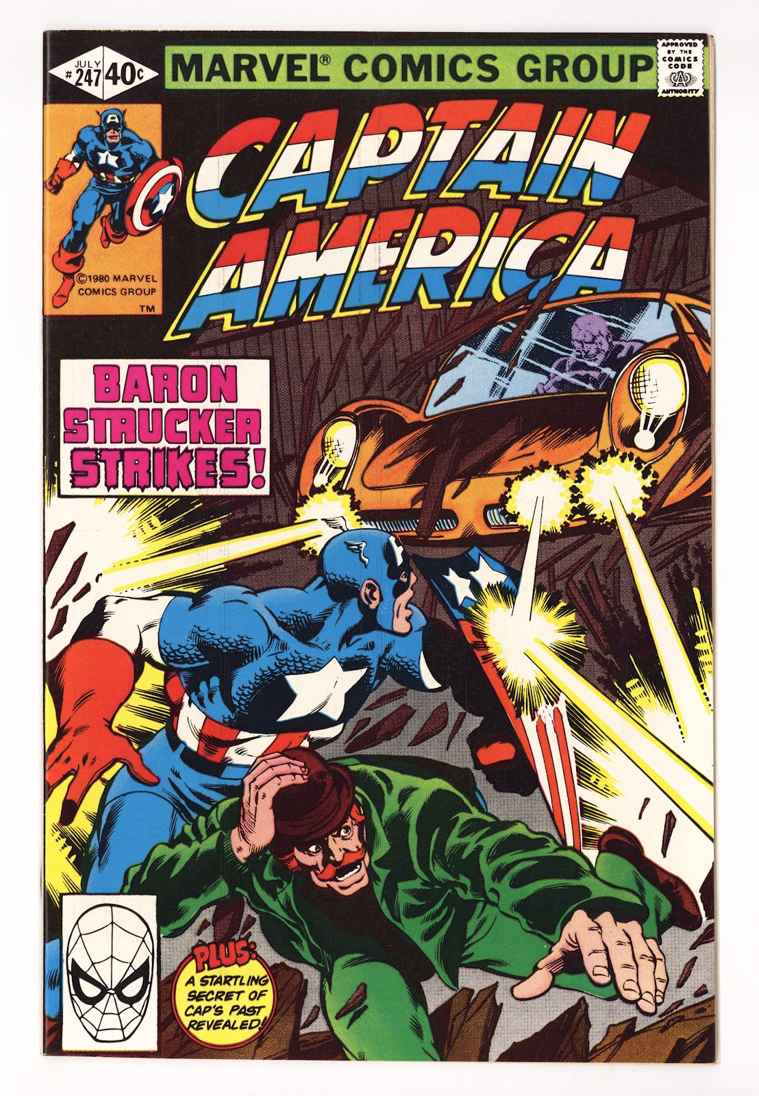 Captain America Vol 1 247 High Grade (1980) 