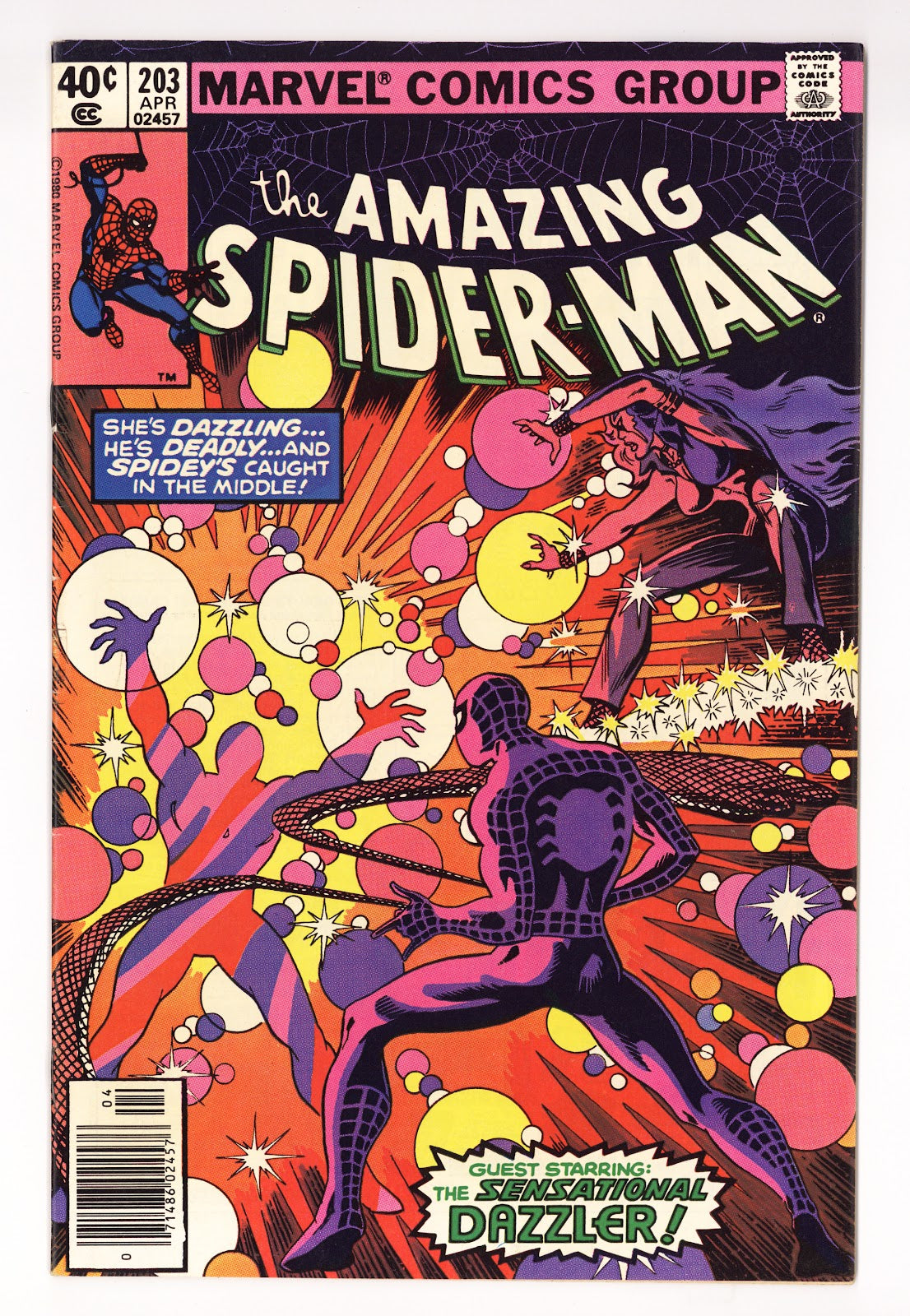The Amazing Spider-Man Vol 1 203 FN- (5.5) (1980) Newsstand 