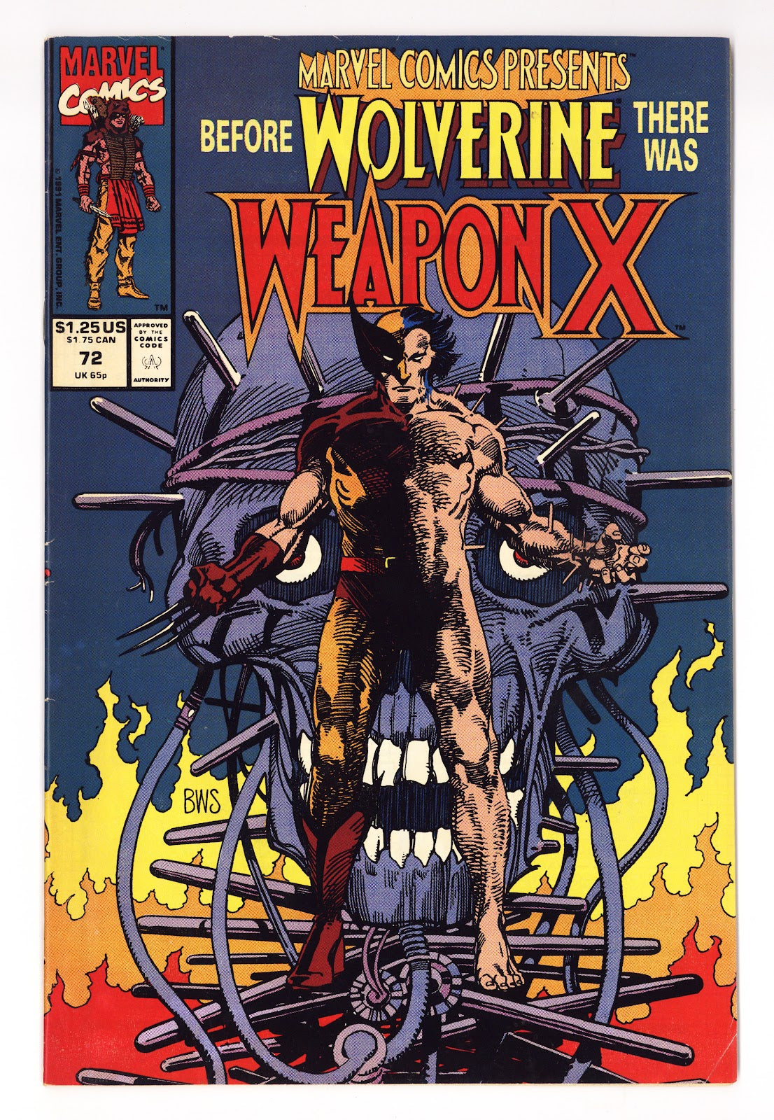 Marvel Comics Presents Vol 1 72  FN (6.0)   (1991)     
