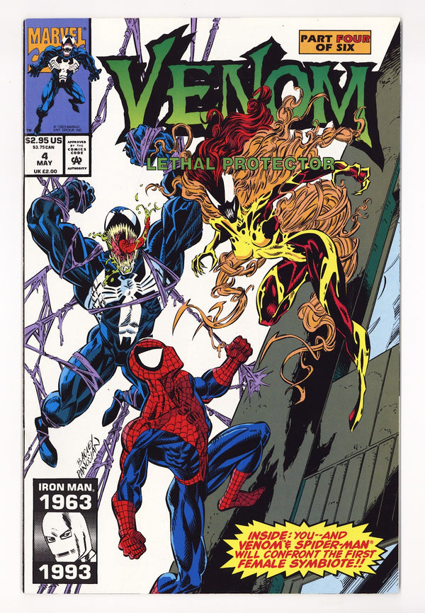 Venom: Lethal Protector Vol 1 4 VF/NM (9.0) (1993)