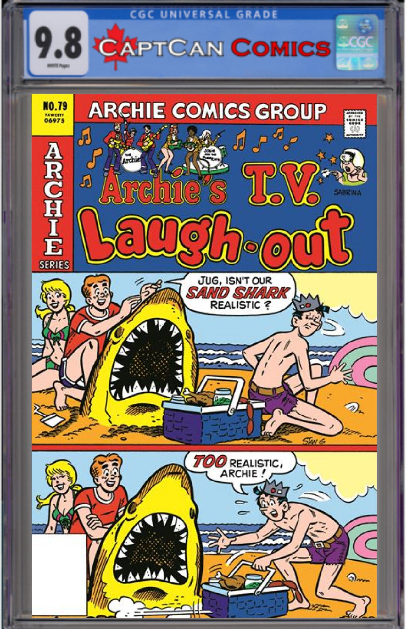 ARCHIES TV LAUGH OUT #79 FACSIMILE EDITION CVR A STAN GOLDBERG