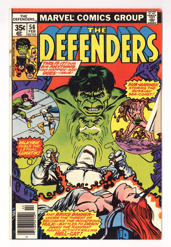 The Defenders Vol 1 56  Very Low Grade   (1978)