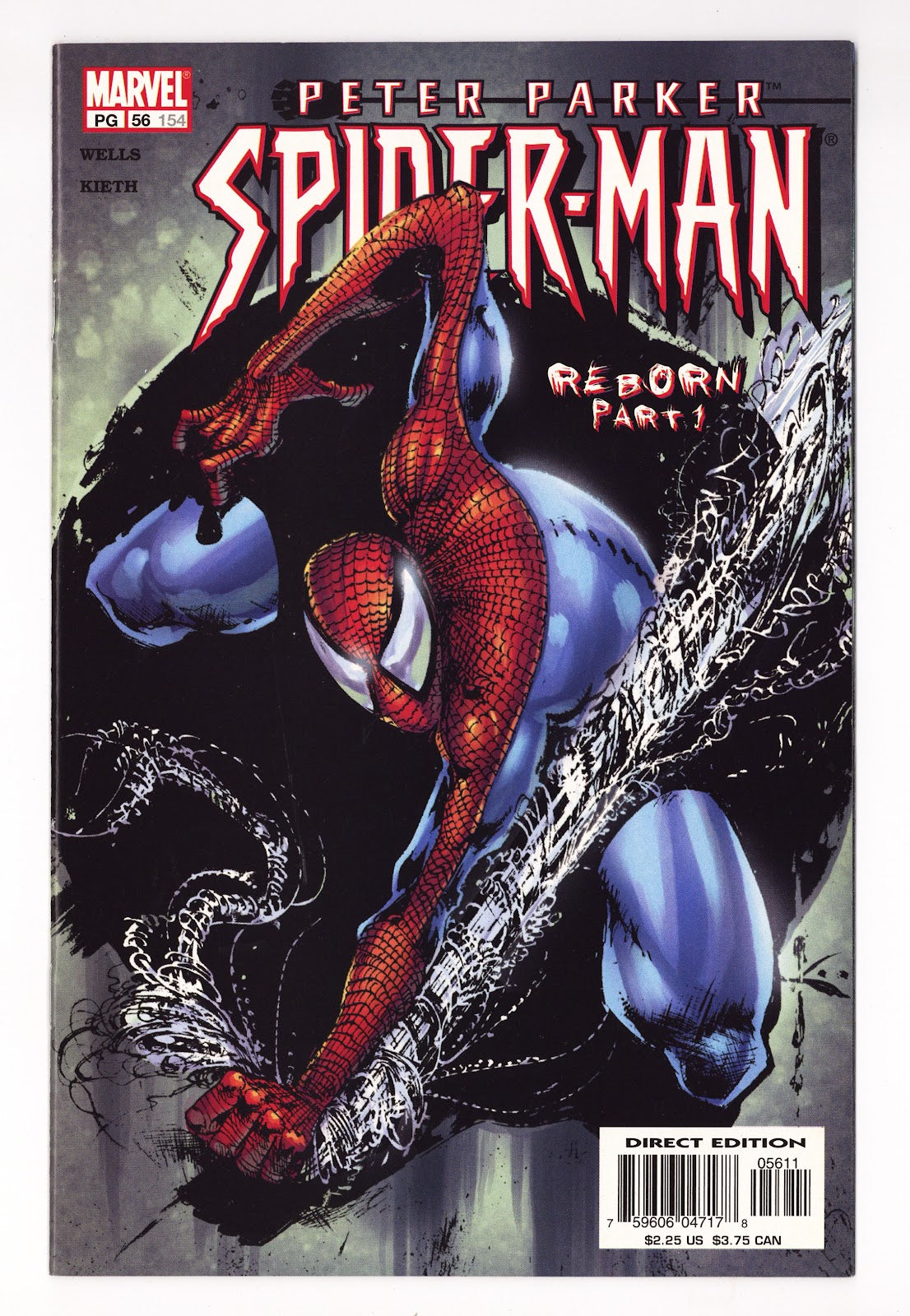 Peter Parker: Spider-Man 56 (154) High Grade (2003) Direct Edition 
