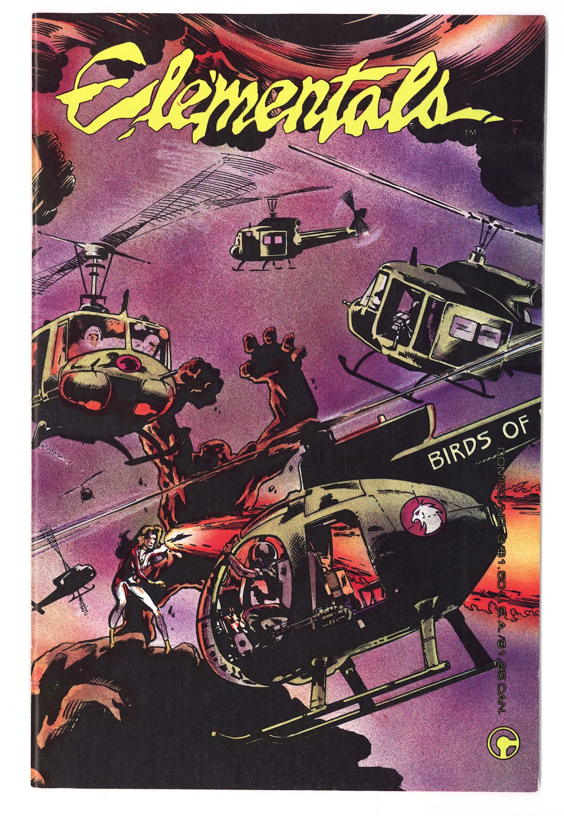 Elementals Vol 1 3  High Grade   (1985)     
