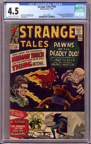 Strange Tales Vol 1 126 CGC 4.5 (VG+)   (1964)