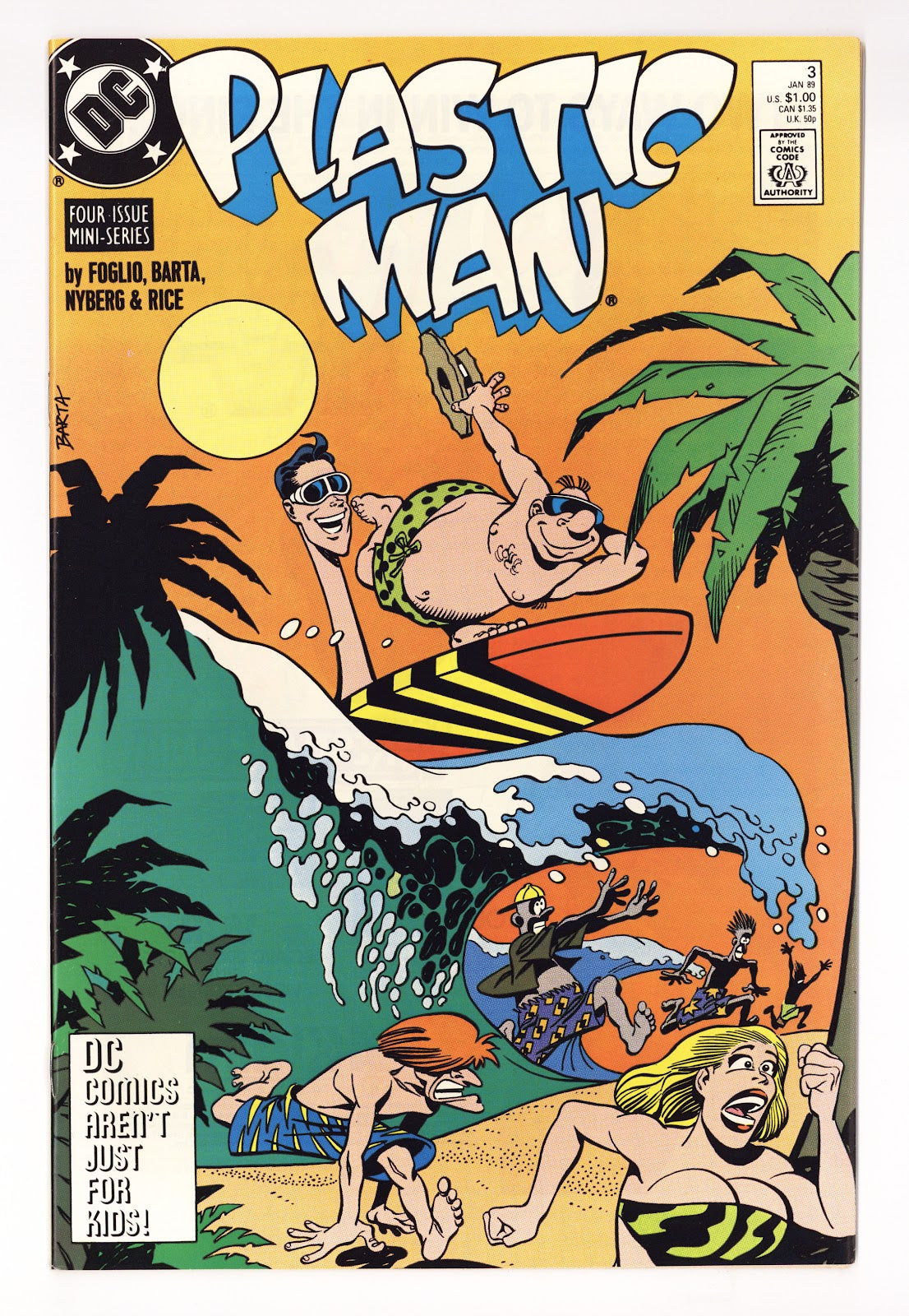 Plastic Man Vol 2 3  High Grade   (1989)     
