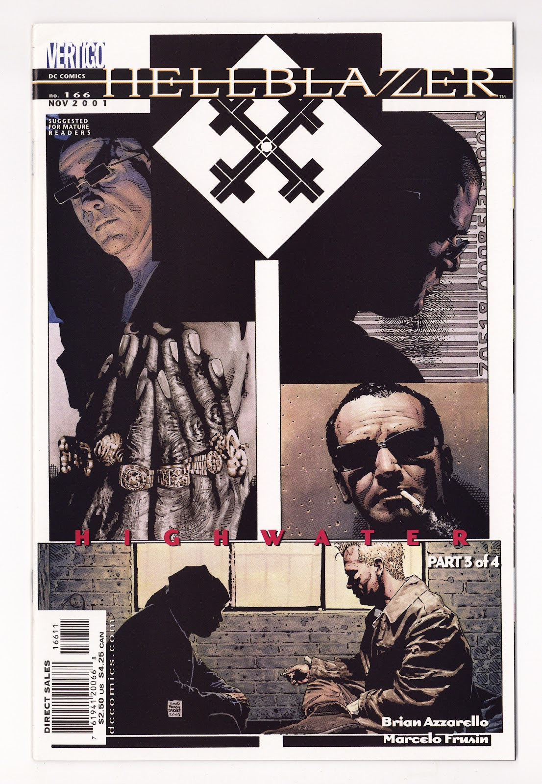 Hellblazer Vol 1 166  High Grade   (2001)